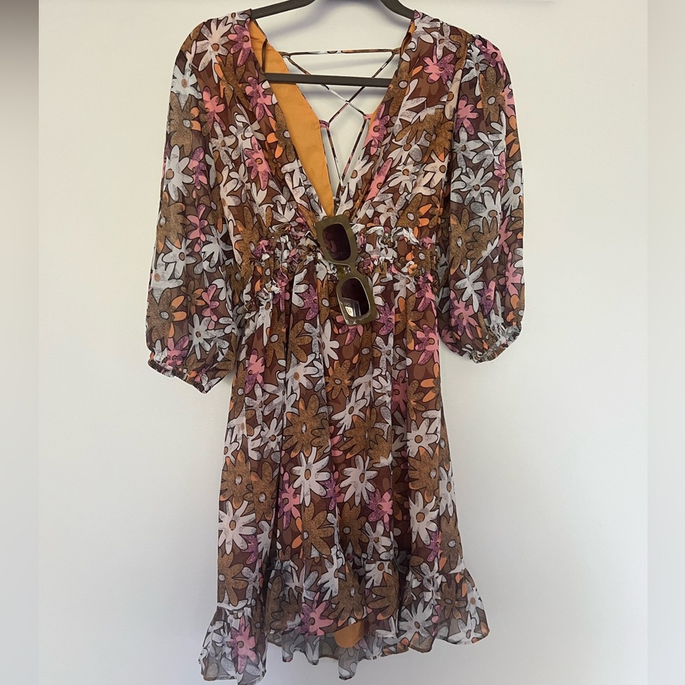 Multi Color Daisy Dress - Picture 4 of 4